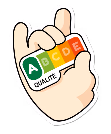 Main qui choisit la qualité